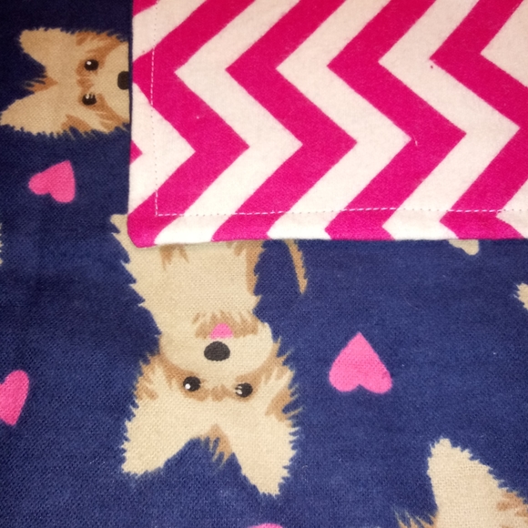 Homemade Yorkie Dog Baby Blanket - Picture 5 of 7